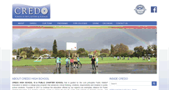 Desktop Screenshot of credohigh.org